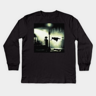 The Exorcist Regan Floating Kids Long Sleeve T-Shirt